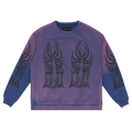 Who Decides War Winged Logo Hooded Sweatshirt "Purple"