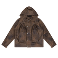 Who Decides War Classic Leather Jacket "Green"