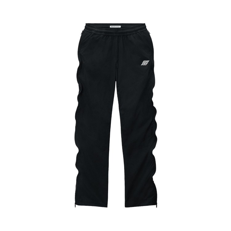 Alexander Wang Mid Rise Zip Track Pants "Black"