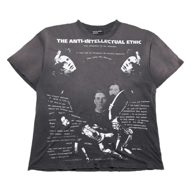 Enfants Riches Déprimés Anti Intellectual Ethic T-Shirt "Sun Faded Black"