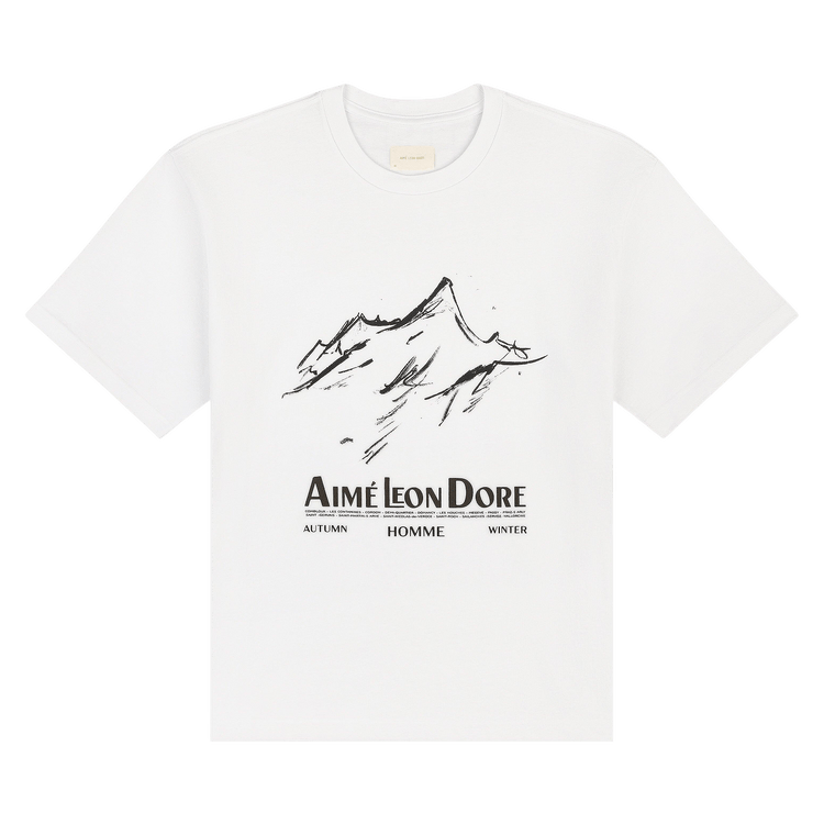 Aimé Leon Dore Summit Tee "Bright White"