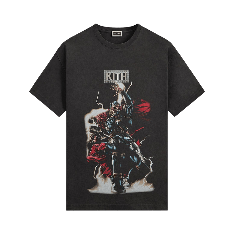 Kith x Marvel Thor Vintage Tee "Black"