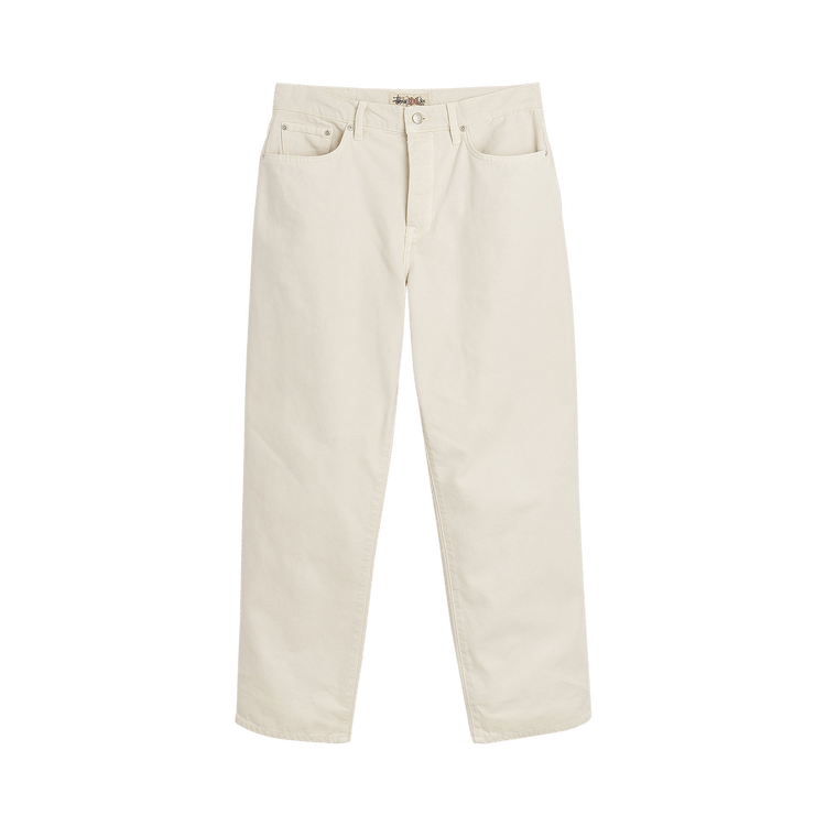 Stussy Big Ol Jean Washed Canvas "Vintage Natural"