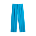Auralee Brushed Super Fine Wool Flannel Slacks "Light Blue"