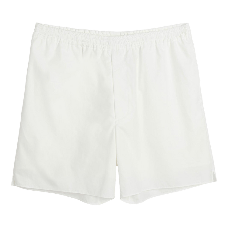 Auralee High Count Finx Ox Shorts "White"