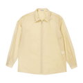 Auralee Light Nylon Zip Shirt "Light Yellow"
