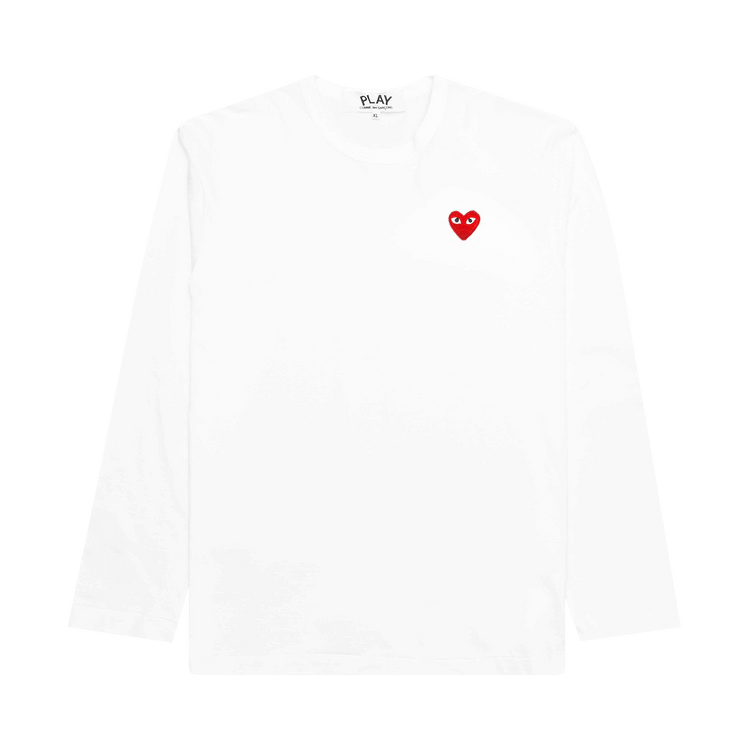 Comme des Garçons Play Small Heart Short-Sleeve Shirt "Stripe Blue"