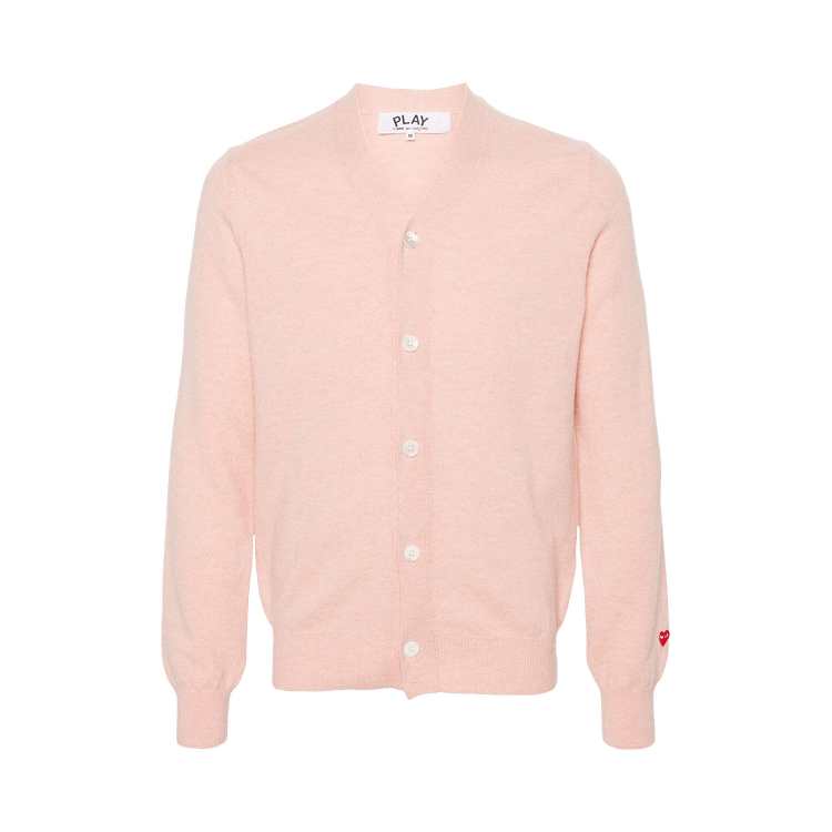 Comme des Garçons Play Knit Cardigan "Light Pink"