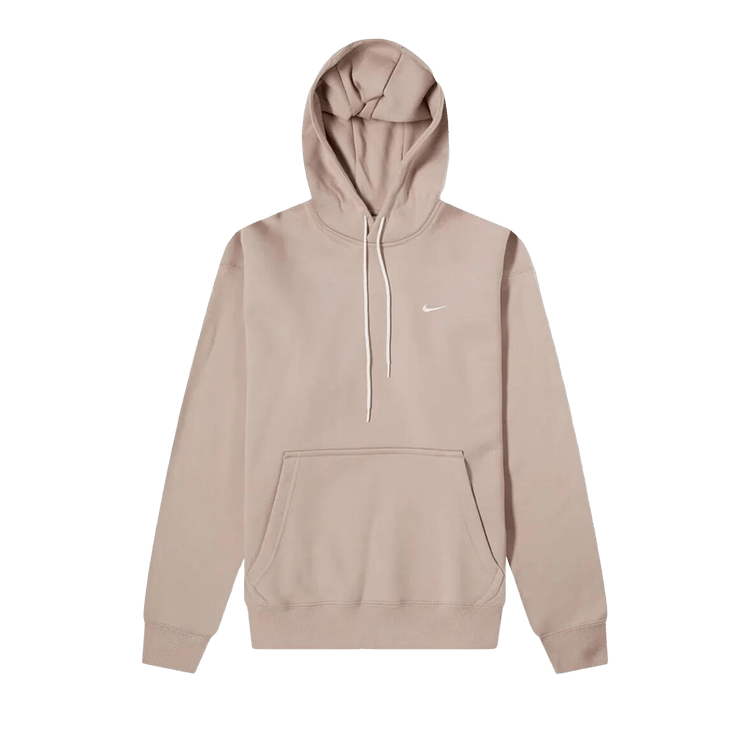 Nike Solo Swoosh Hooded Sweatshirt "Malt/White"