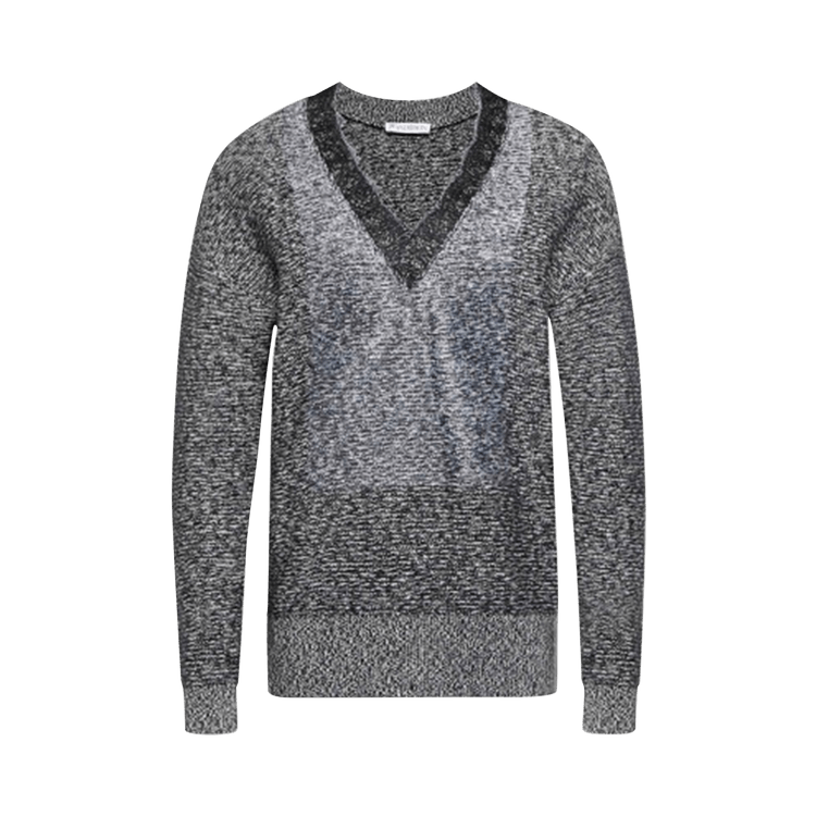 JW Anderson Lace Trim V Neck Jumper "Black"