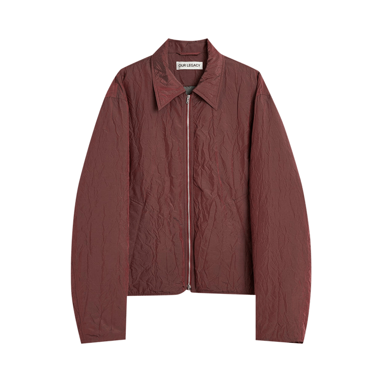 Our Legacy Slight Jacket "Shining Cherry Crinkle Solaro"