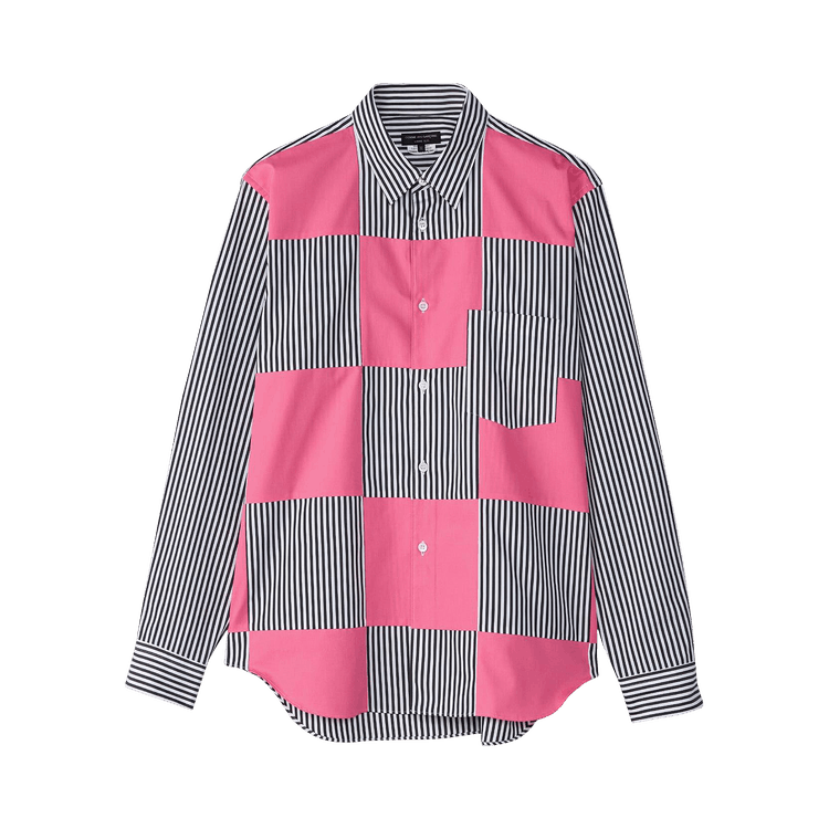 Comme des Garçons Homme Plus Shirt "White/Black/Pink"