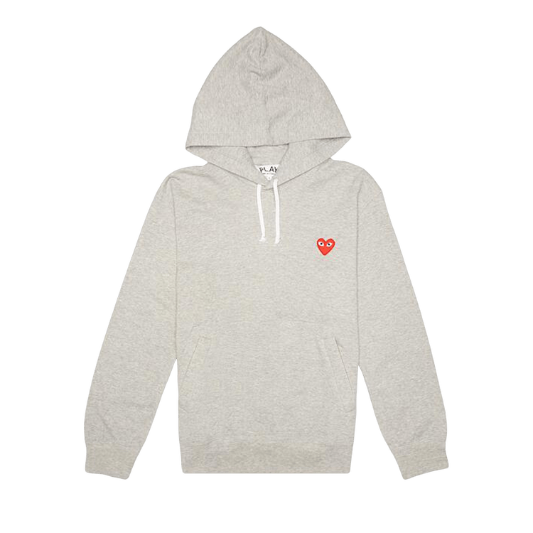 Comme des Garçons Play Small Heart Hooded Sweatshirt "Grey"