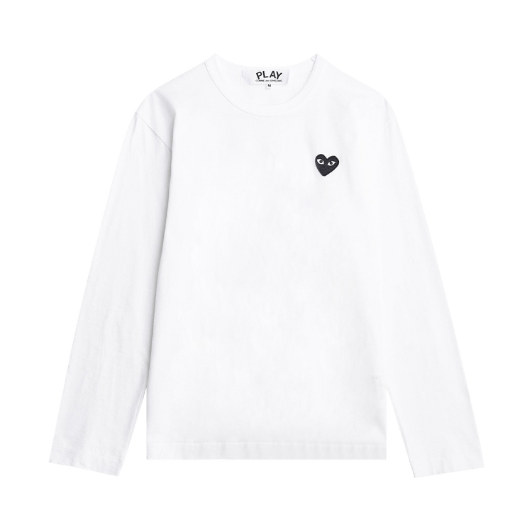 Comme des Garçons Play Small Heart Long-Sleeve T-Shirt "White"