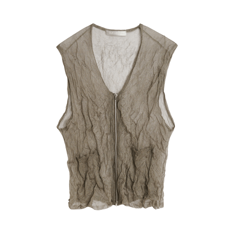 Our Legacy Crush Vest "Ash Silk Steel"