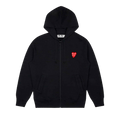 Comme des Garçons Play Small Heart Knitted V-Neck Pullover "Navy"