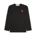 Comme des Garçons Play Small Heart Knitted Sweater "Black"