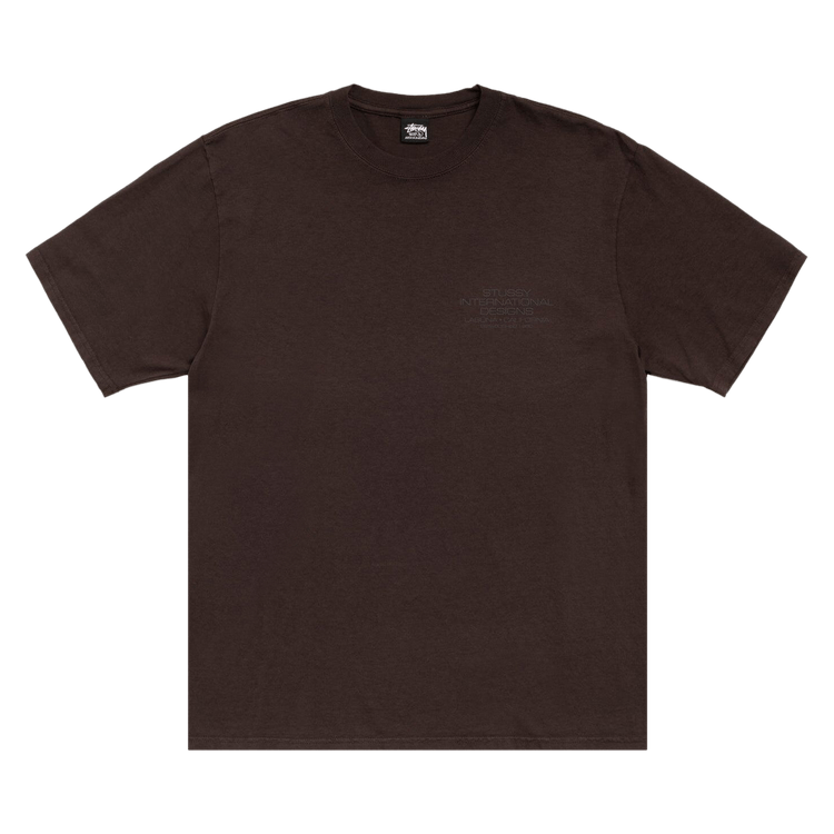 Stussy International Design Tee Pigment Dyed "Brown"