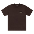 Stussy Tile Oval Tee Pigment Dyed "Brown"