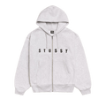 Stussy Lens Zip Hoodie "Ash Heather"