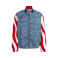 Adidas DEN GR Tracksuit Jacket "White/Dark Blue"
