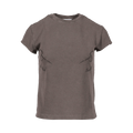 Jean Paul Gaultier Stretch Cotton Baby Tee Embroidered Needles Jean Paul Gaultier "Burgundy"