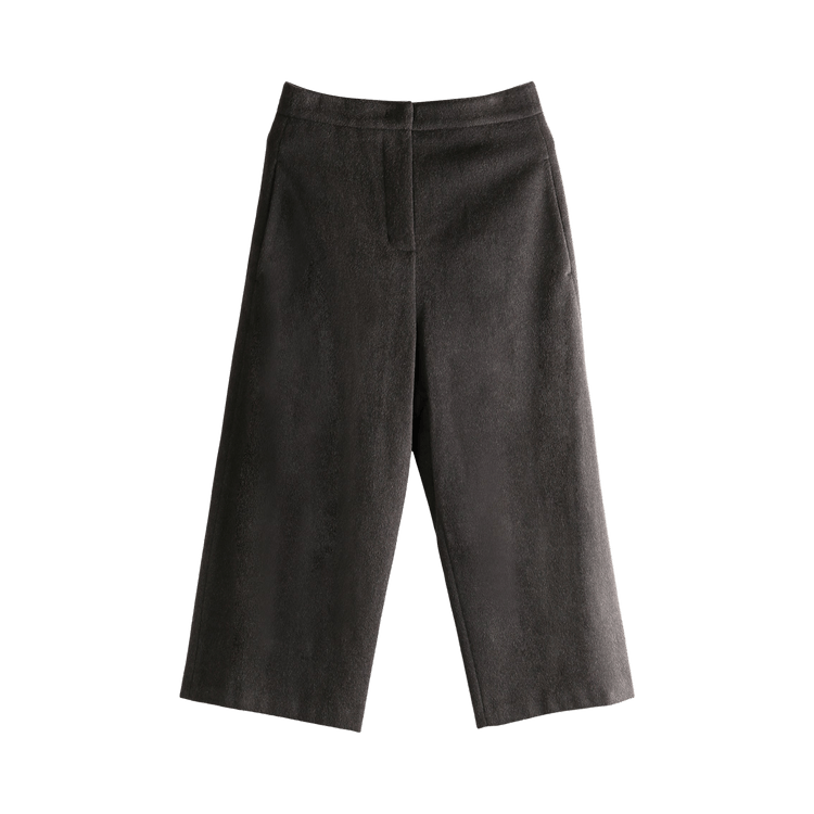 Amomento Curved Culotte Pants "Brown"