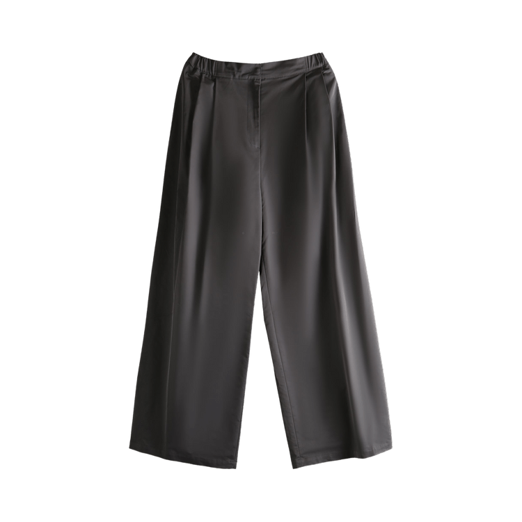 Amomento Two Tuck Balloon Pants "Charcoal"