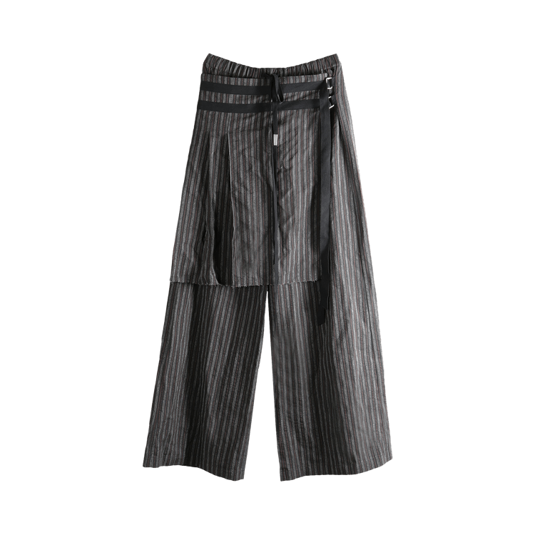 Ann Demeulemeester Marke Comfort Lounge Pants "Black/White/Red"