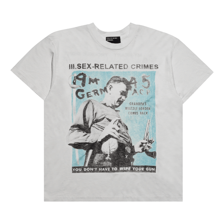 Enfants Riches Déprimés Sex Related Crimes T-Shirt "Faded White"
