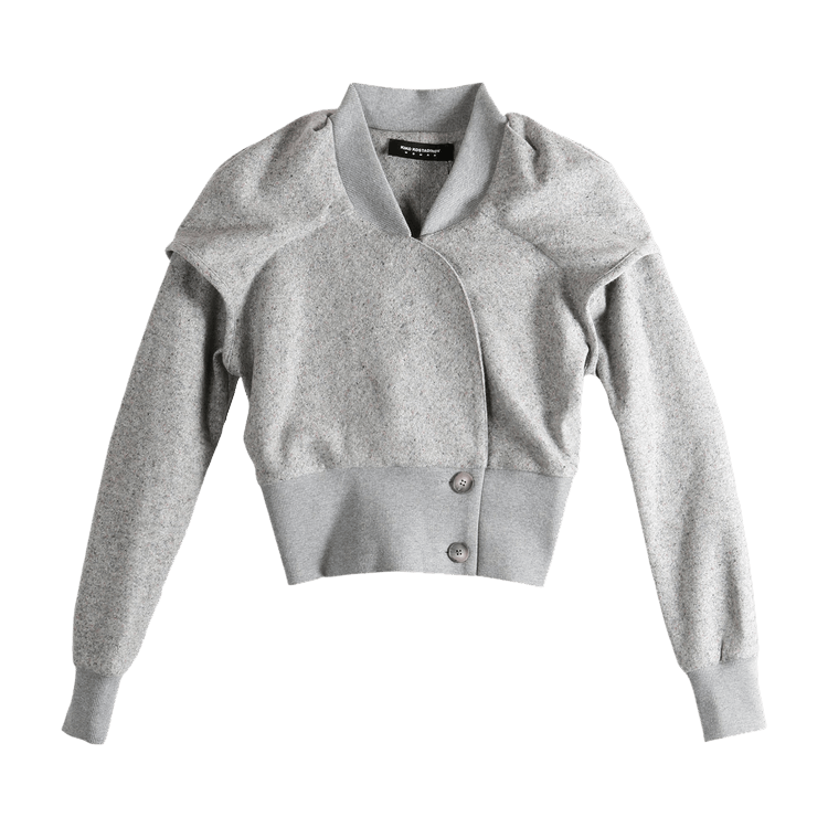 Kiko Kostadinov Lauterbach Jersey Jacket "Speckled Grey"