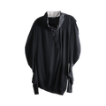 Kiko Kostadinov Howe Jersey Top "Coal Black"