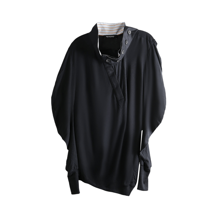 Kiko Kostadinov Howe Jersey Top "Coal Black"