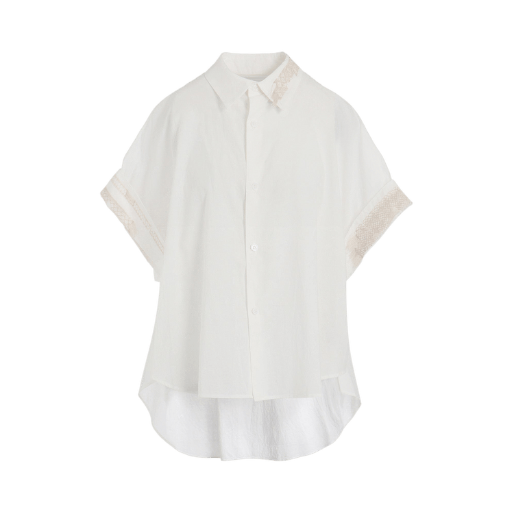 Y's N Short Cuffs Shirt 'White'