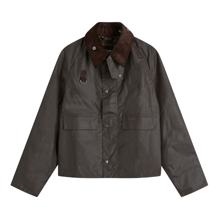 Barbour Spey Slim Waxed Jacket "Olive"