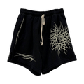 Hellstar Flame Yang Shorts "White"