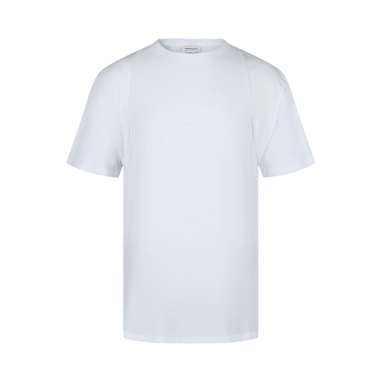 Alexander McQueen Harness Cotton T-Shirt "White"
