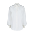 Alexander McQueen Cocoon Sleeve Shirt "Optical White"