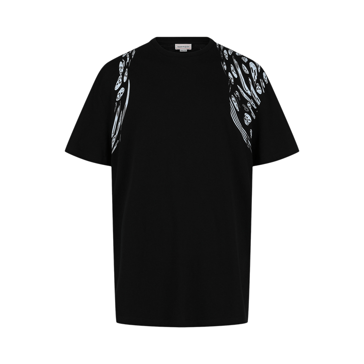 Alexander McQueen Skull Print T-Shirt "Black White"
