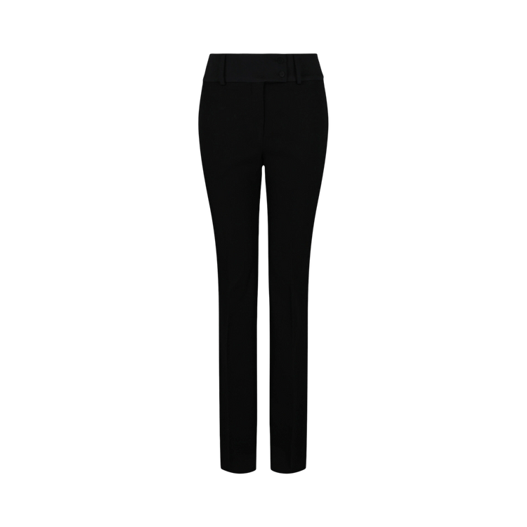 Ferragamo Silk-Lined Trousers "Black"