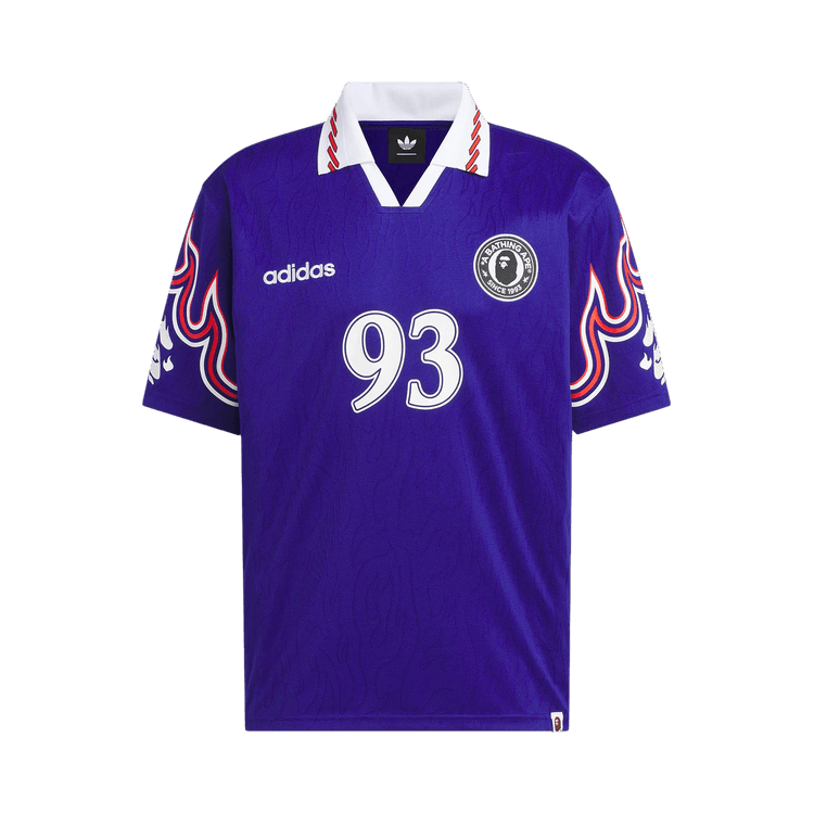 Adidas x BAPE SSL Flame Jersey "Japan Blue"
