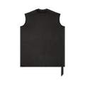 Rick Owens DRKSHDW Leather Tarp T-Shirt "Black"