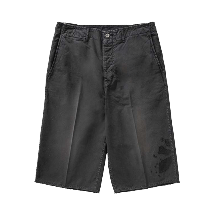 Visvim Broader Chino Shorts Crash "Black"
