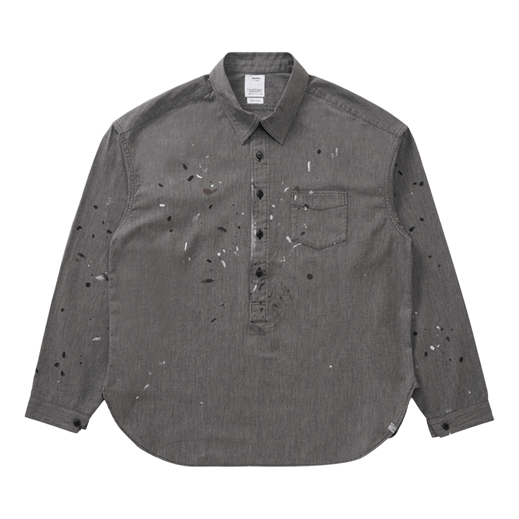 Visvim 1910 P.O. Chambray Long-Sleeve "Grey"