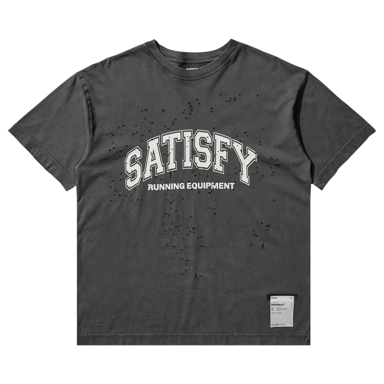 SATISFY MothTech Running Equipment T-Shirt "Aged Black"