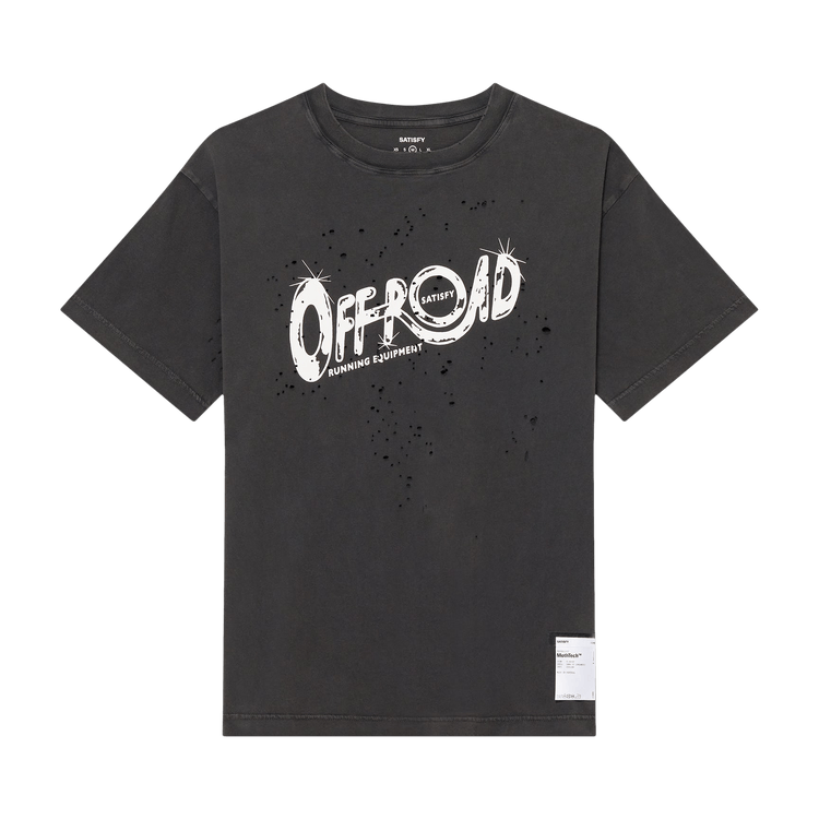 SATISFY MothTech Offroad T-Shirt "Aged Black"