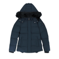 Moose Knuckles Cloud 3Q Shearling Puffer Jacket "Navy/Black"
