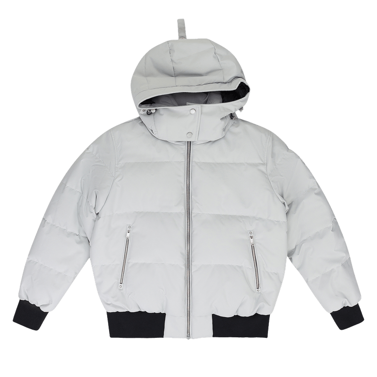 Moose Knuckles Cloud Shearling Bomber Jacket "Grey"
