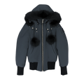 Moose Knuckles Debbie Bomber Jacket "Granite/Black"