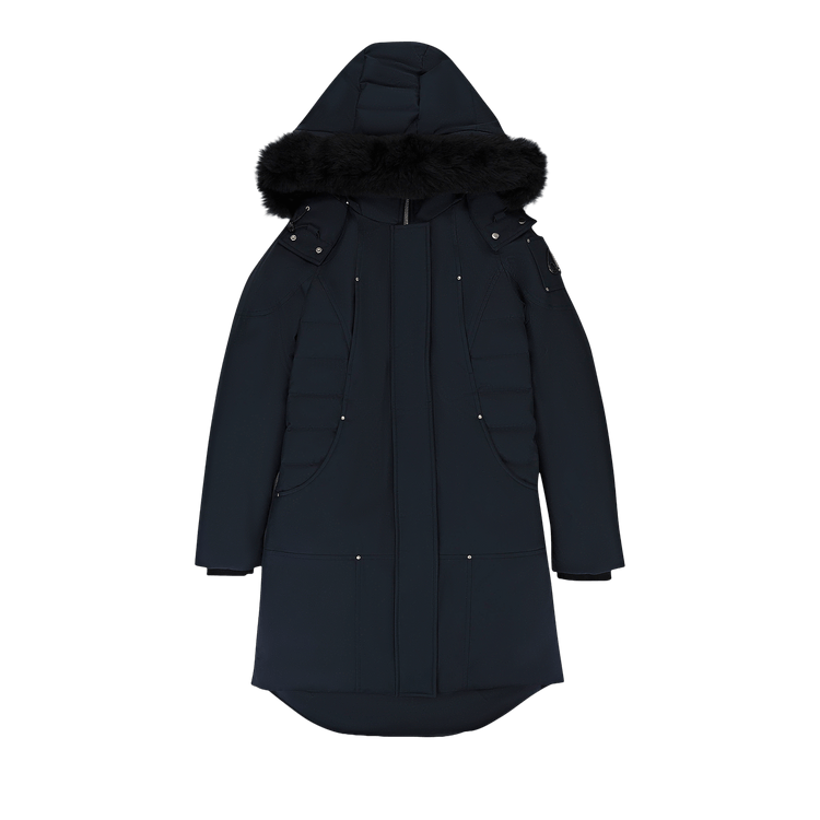 Moose Knuckles Cloud Shearling Parka "Navy/Black"